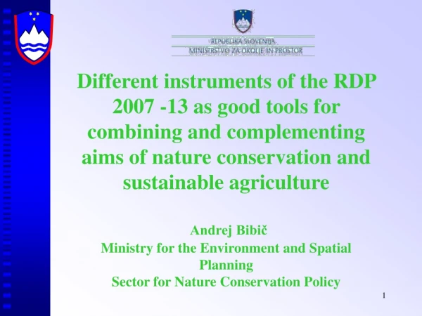 State of biodiversity in Slovenia