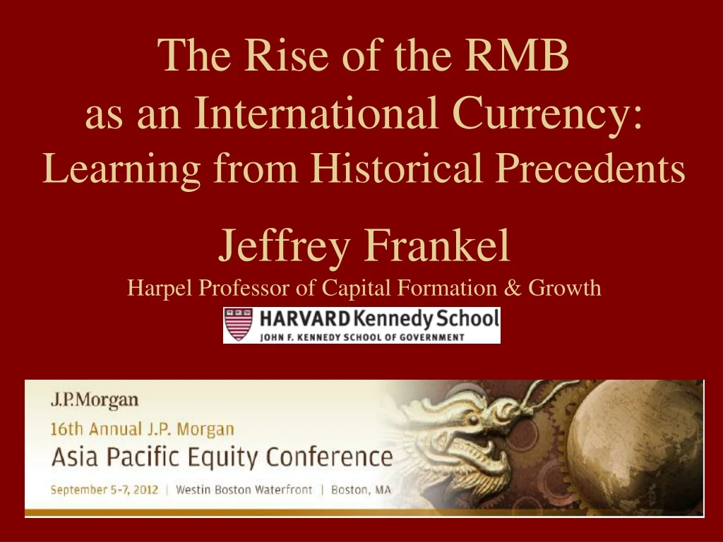 the rise of the rmb as an international currency