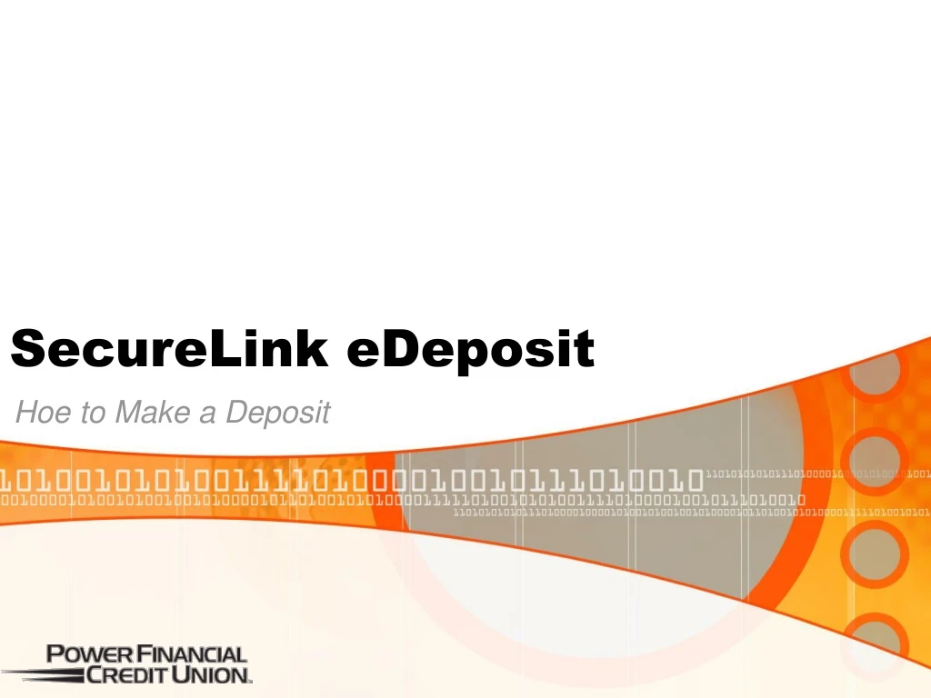 securelink edeposit