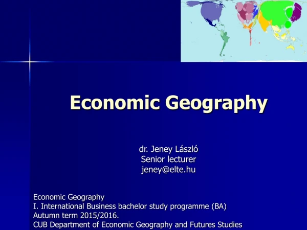 Economic Geography