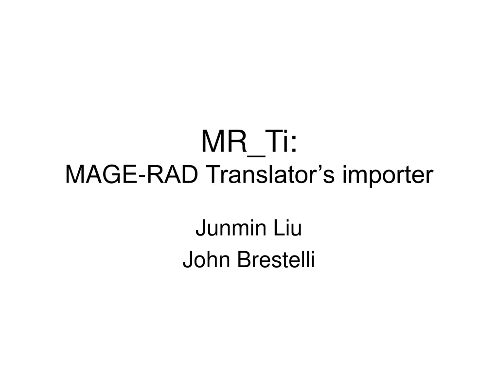 mr ti mage rad translator s importer