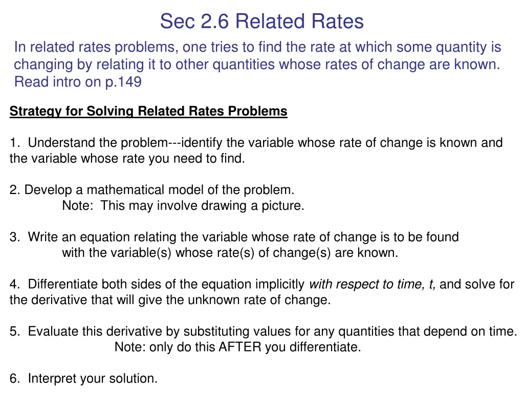 sec 2 6 related rates