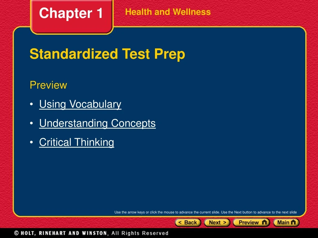 standardized test prep