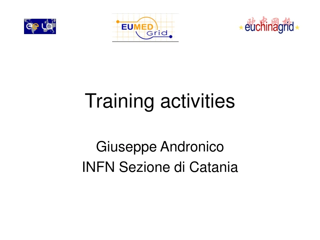 training activities