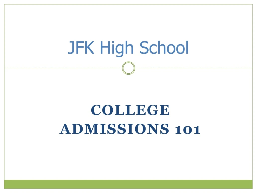 jfk high school