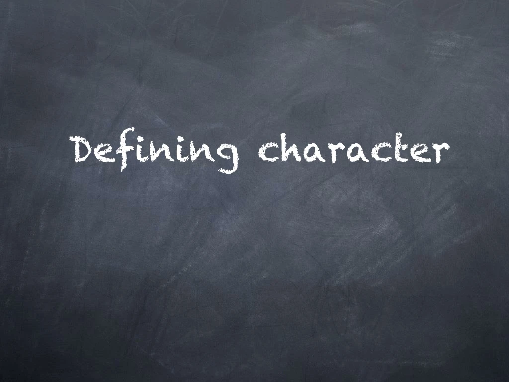 defining character
