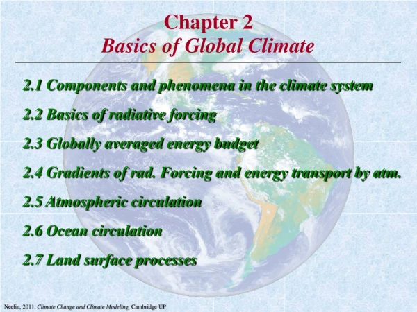 Chapter 2 Basics of Global Climate