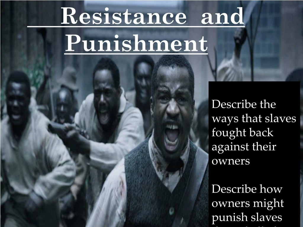 resistance and punishment