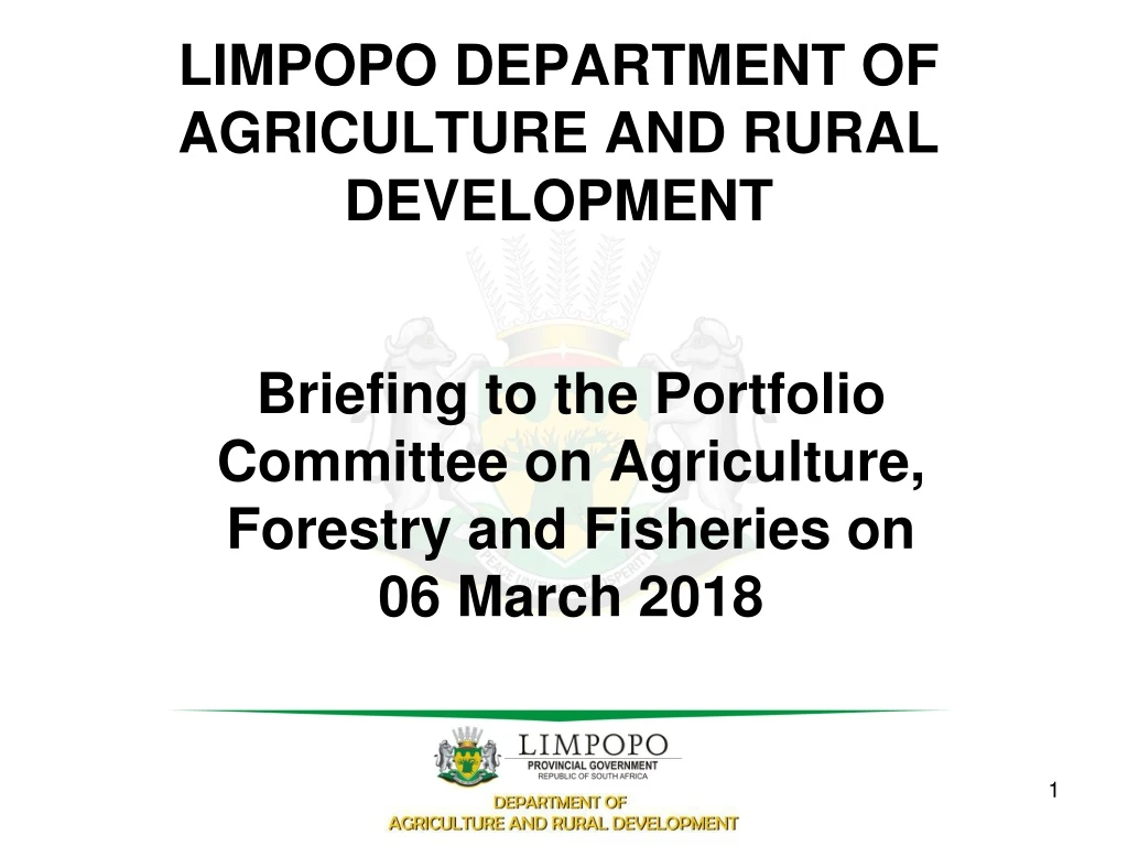 limpopo department of agriculture and rural development