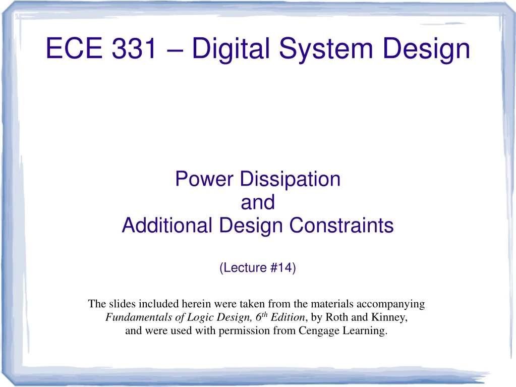 ece 331 digital system design