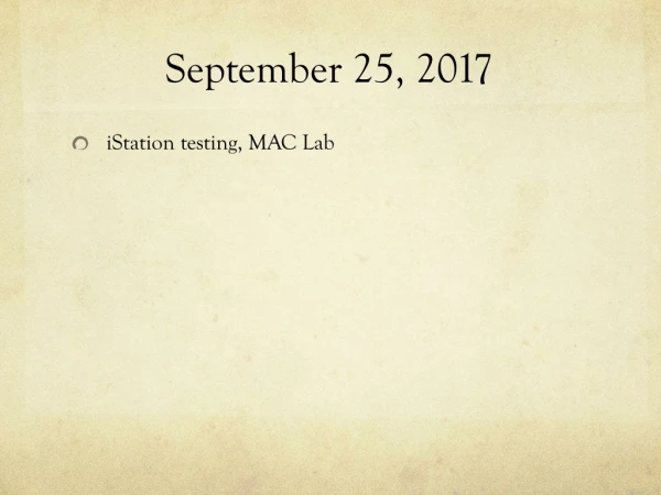 September 25, 2017