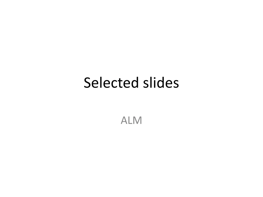 selected slides