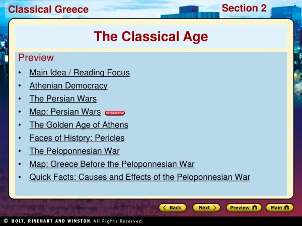 preview main idea reading focus athenian