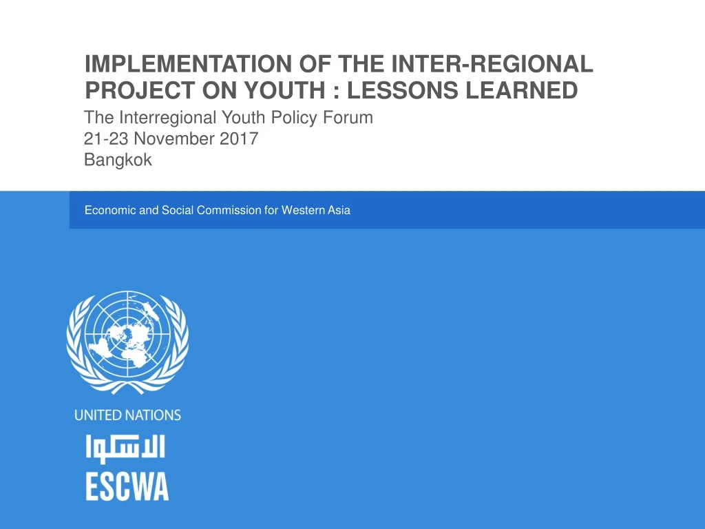the interregional youth policy forum