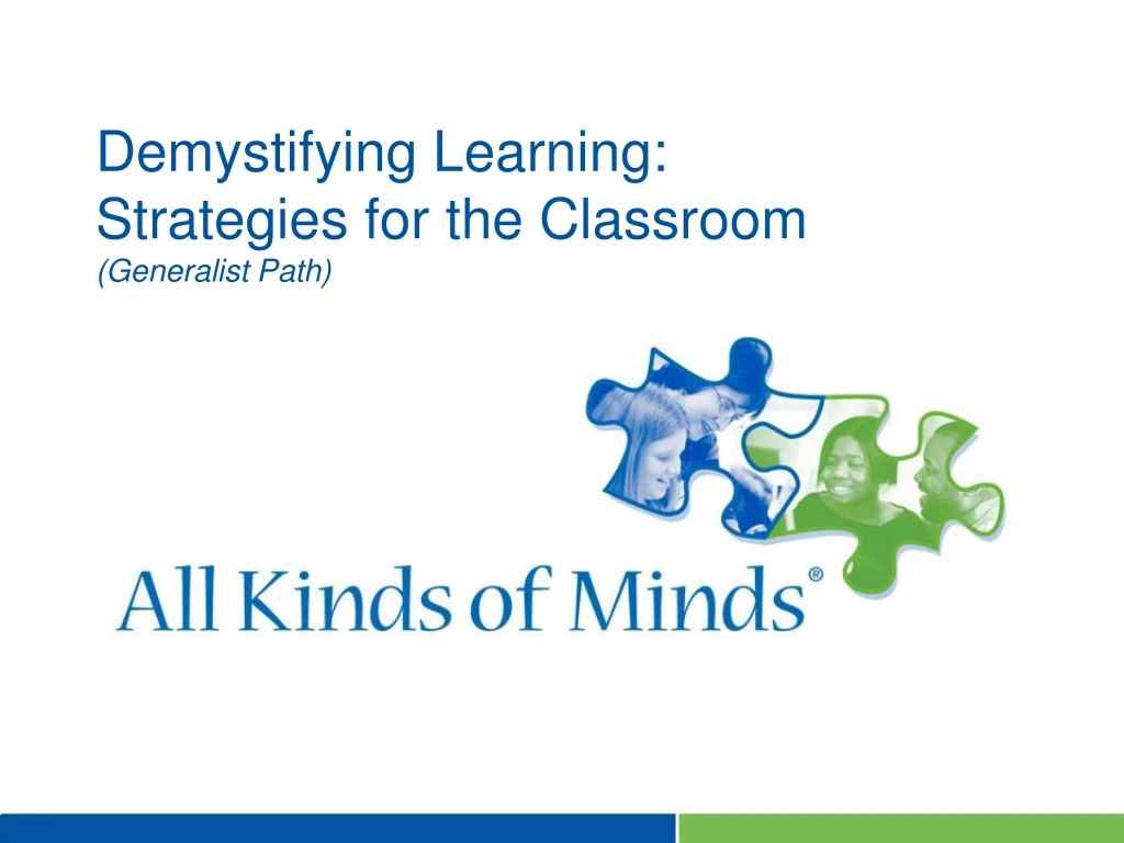 demystifying learning strategies