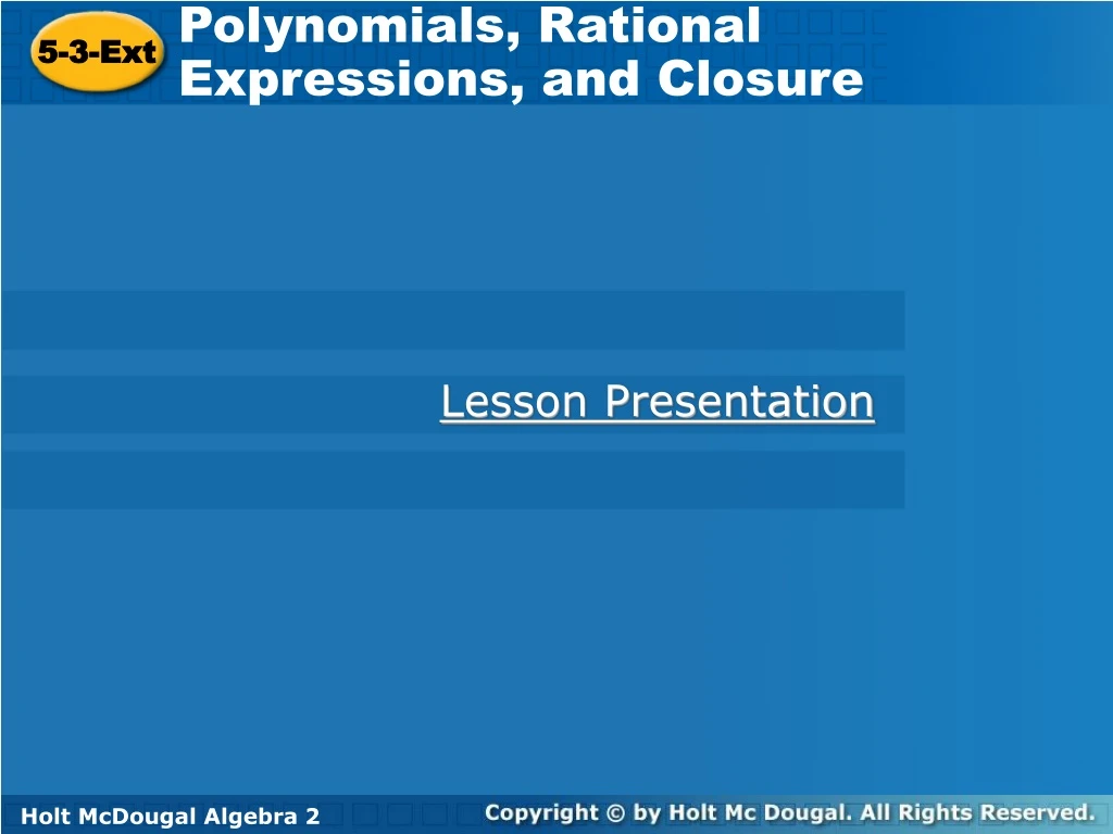 polynomials rational expressions and closure