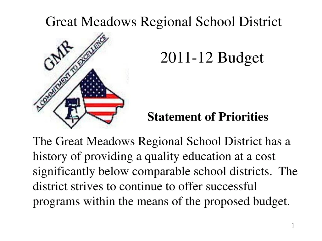 the great meadows regional school district