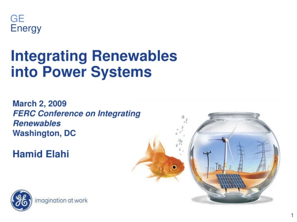 Integrating Renewables into Power Systems