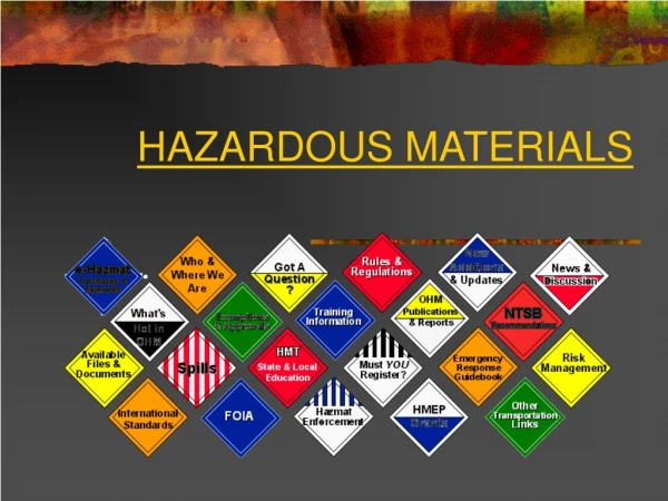 HAZARDOUS MATERIALS