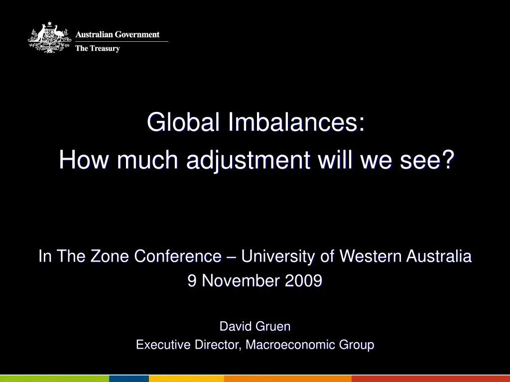 global imbalances
