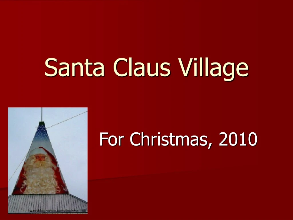 santa claus village