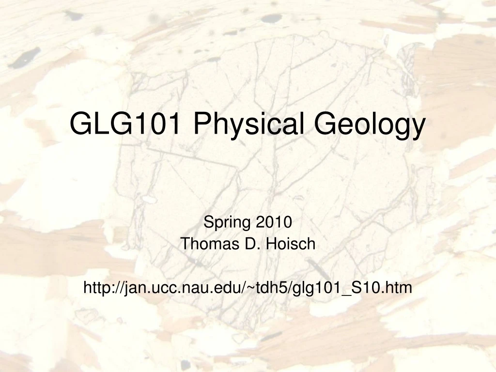 glg101 physical geology