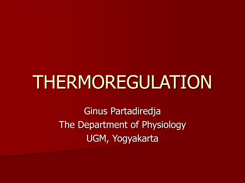 thermoregulation