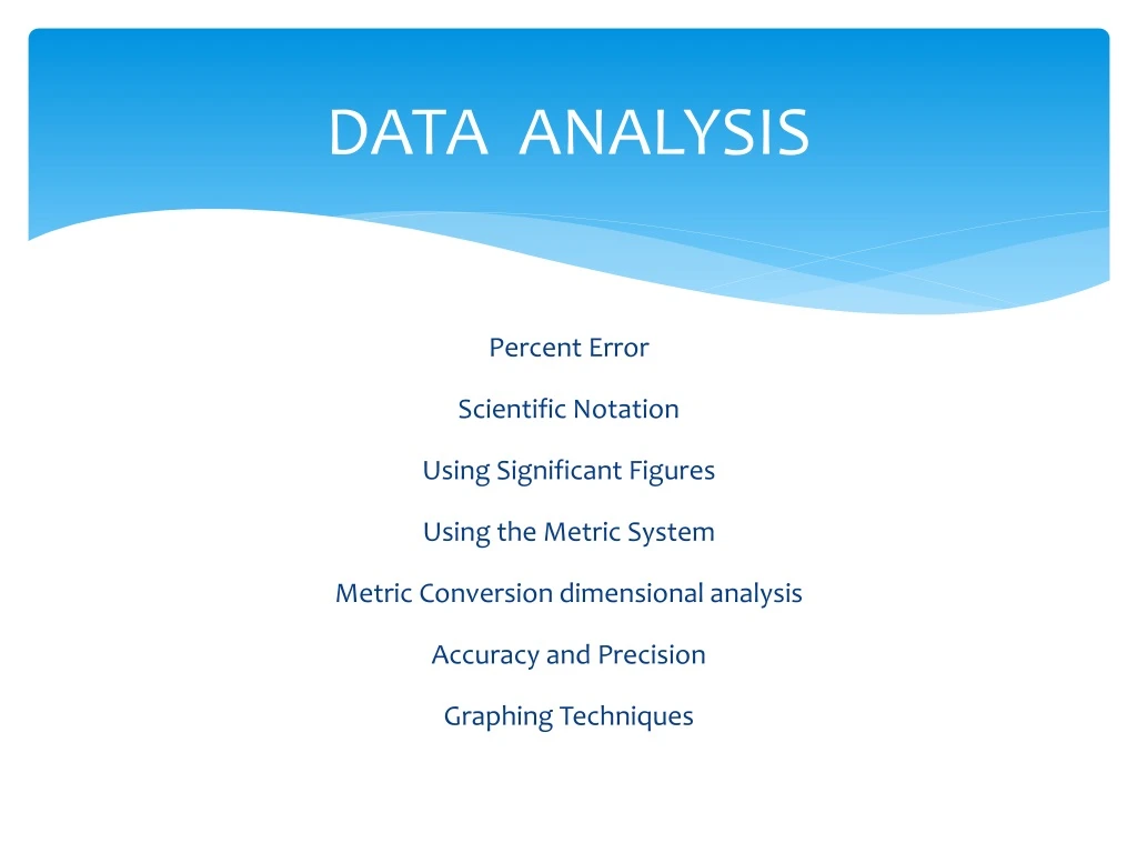 data analysis