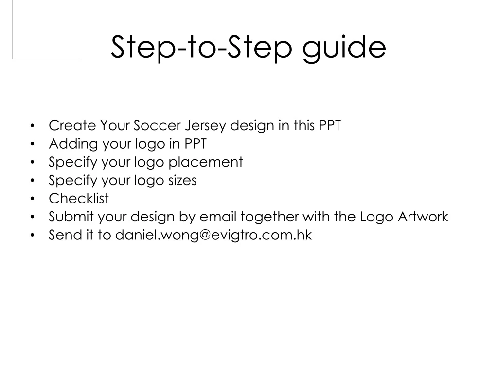 step to step guide