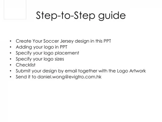 Design Your Soccer Jersey: Step-by-Step Guide in PPT - slide 1