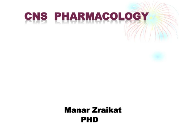 CNS  Pharmacology