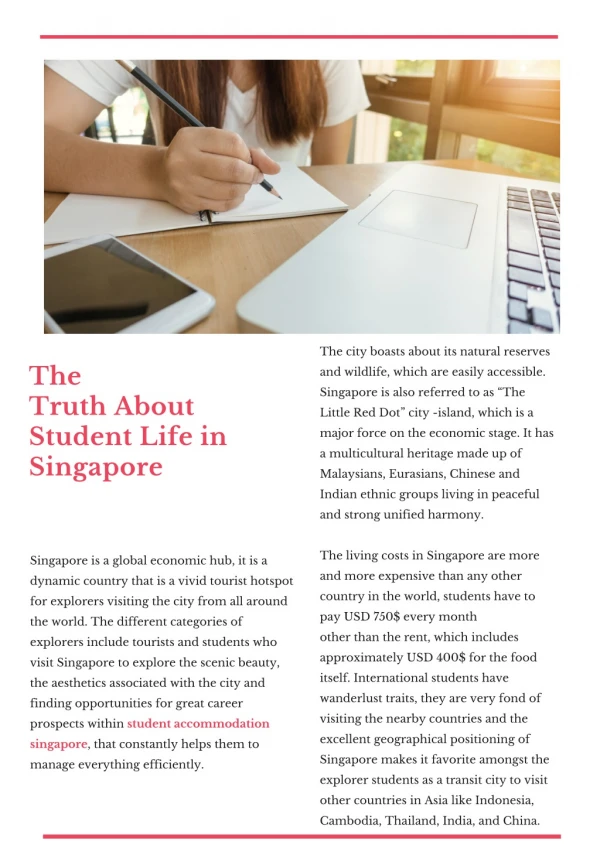 The Truth About Student Life in Singapore