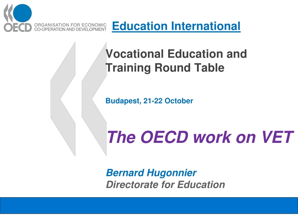 education international vocational education