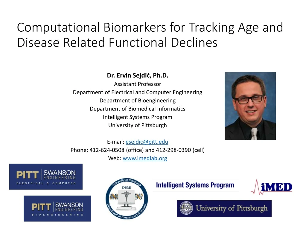 computational biomarkers for tracking age and disease related functional declines