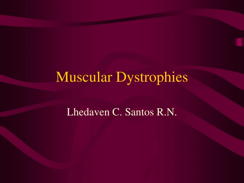 muscular dystrophies