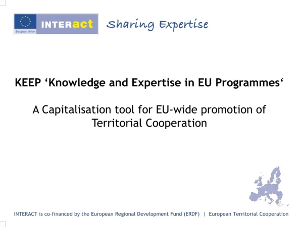 KEEP, a Capitalisation tool  for EU-wide promotion of Territorial Cooperation