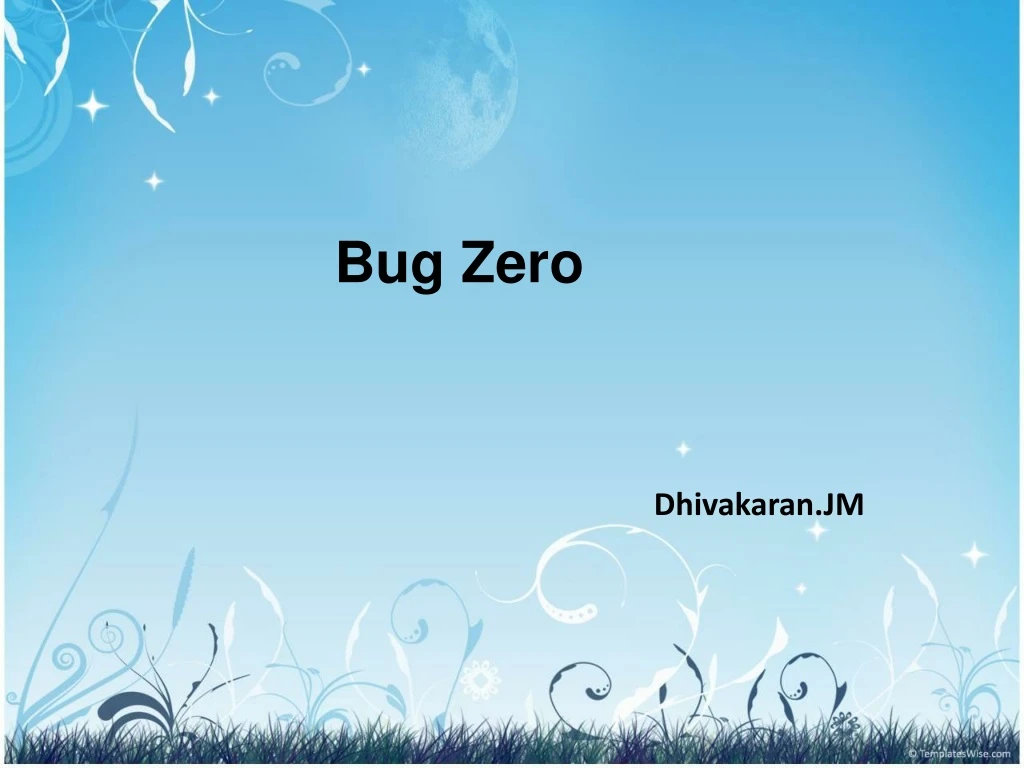 bug zero