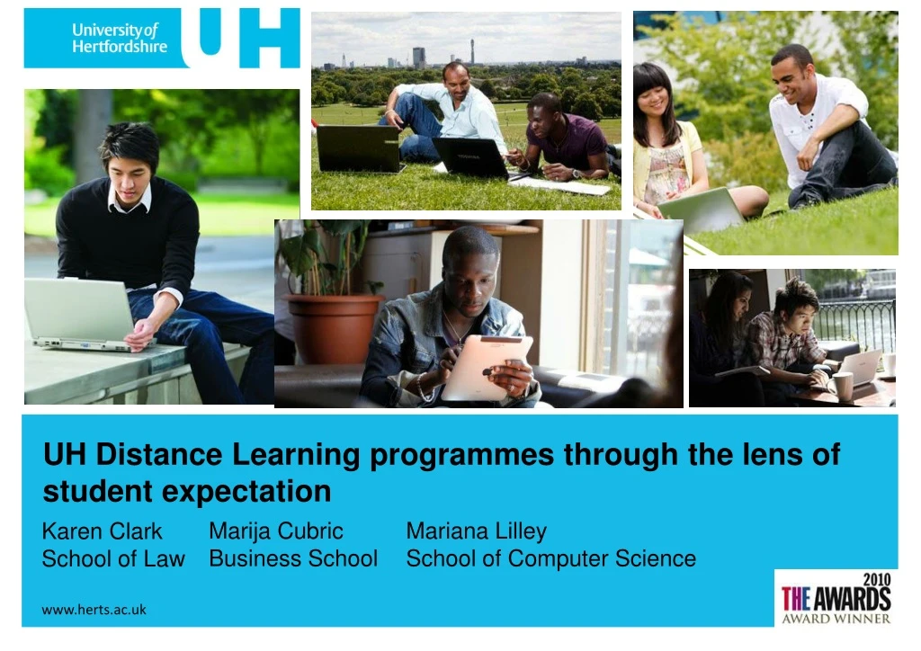 uh distance learning programmes through the lens