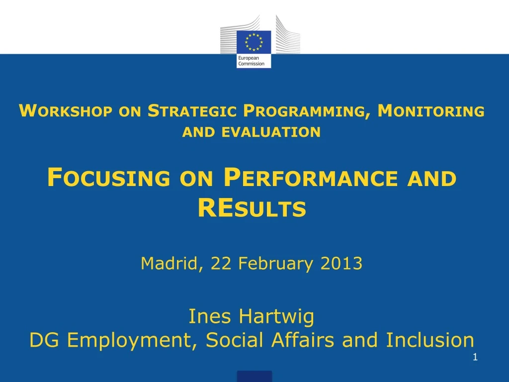 workshop on strategic programming monitoring