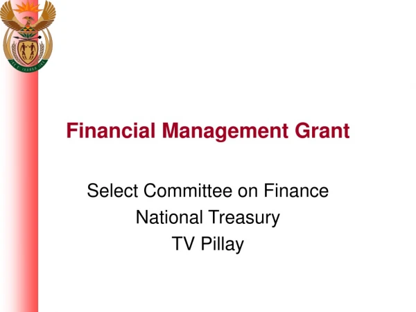 Financial Management Grant