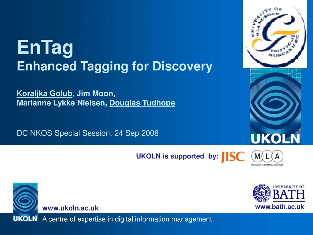 entag enhanced tagging for discovery koraljka
