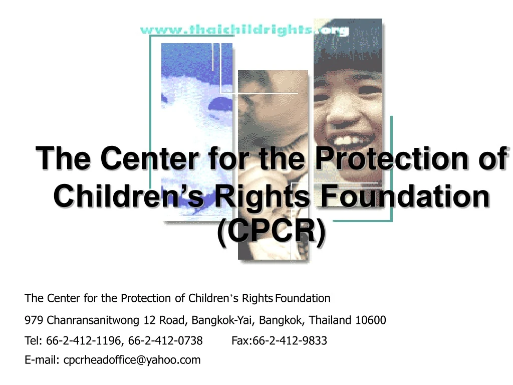the center for the protection of children s rights foundation cpcr
