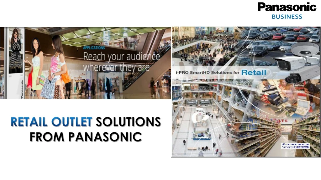 retail outlet solutions from panasonic