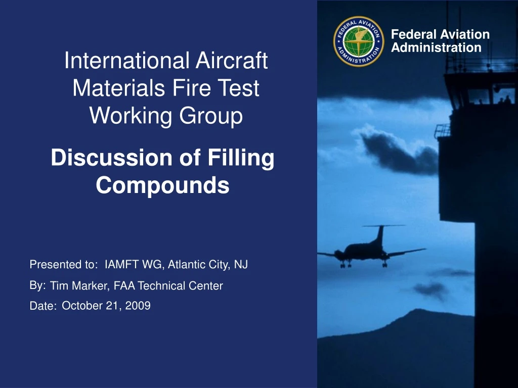 international aircraft materials fire test working group