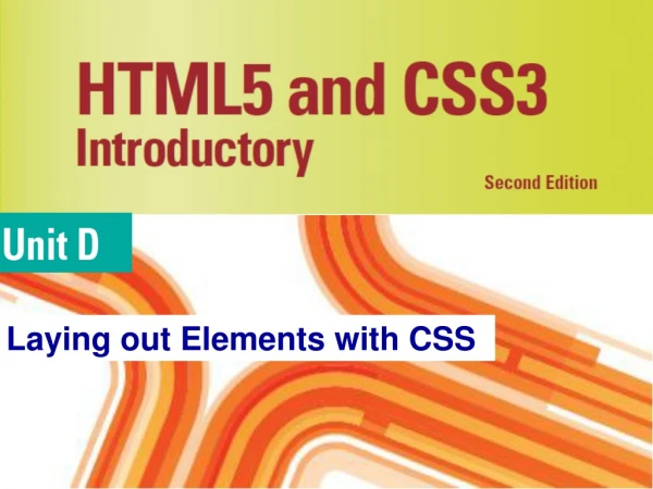 Laying out Elements with CSS