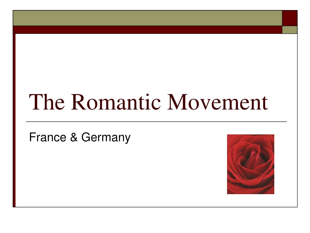the romantic movement