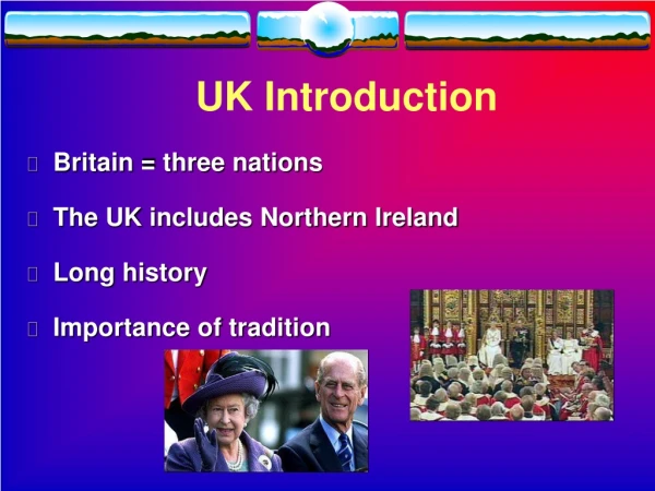 UK Introduction