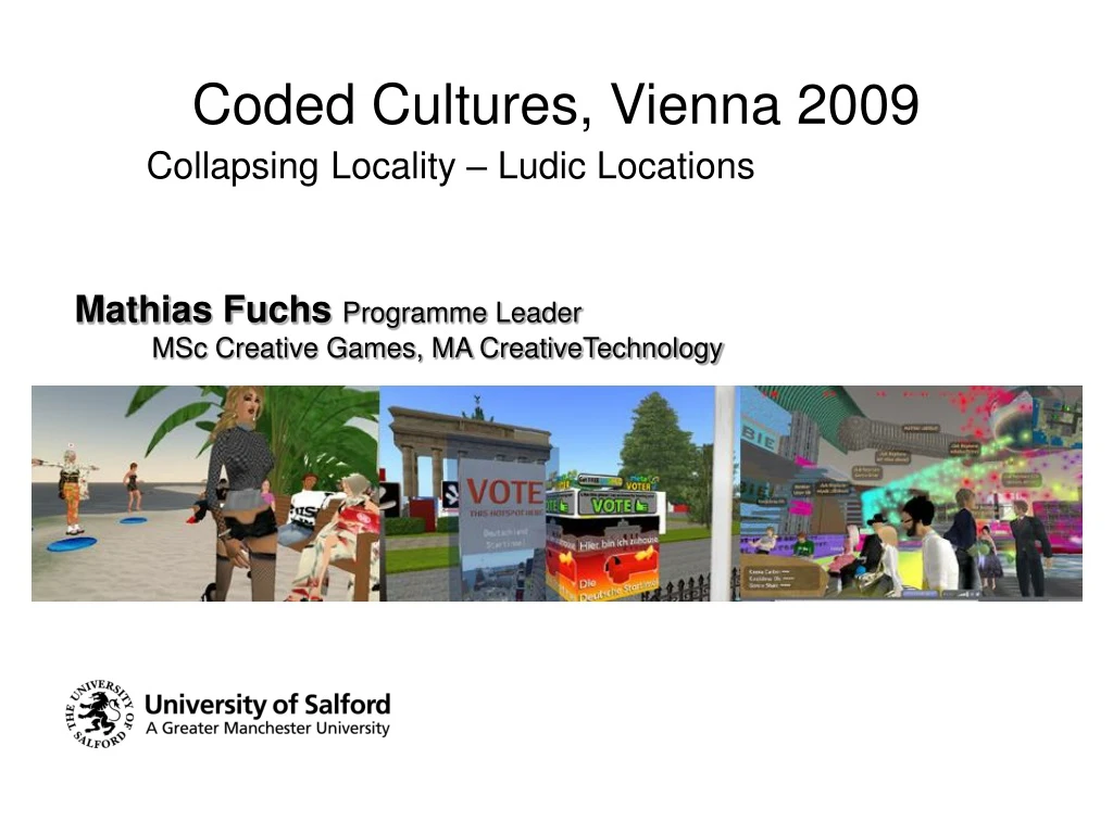 coded cultures vienna 2009