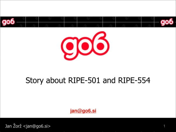 Story about RIPE-501 and RIPE-554