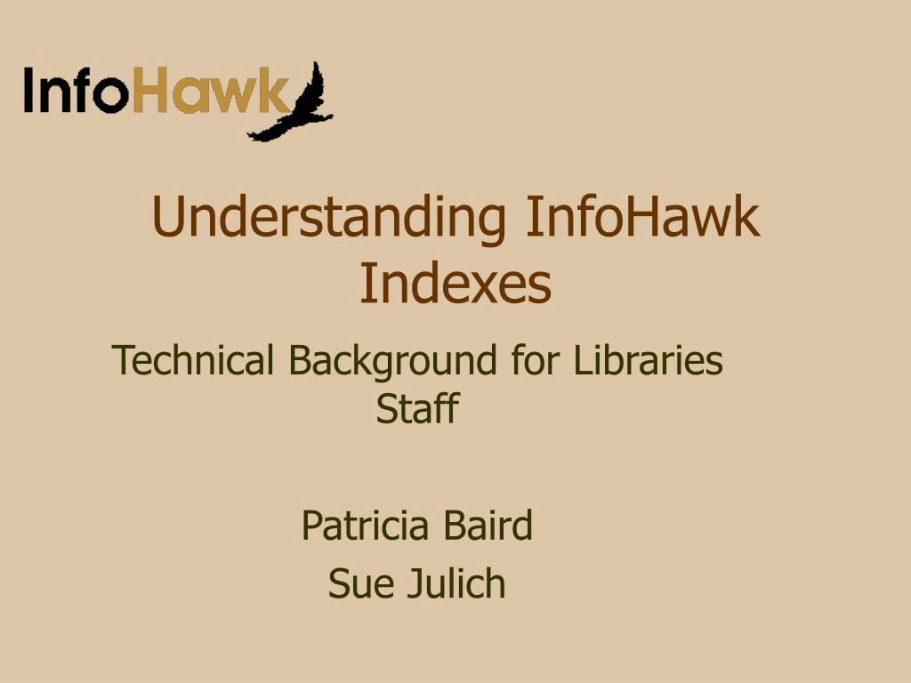 understanding infohawk indexes